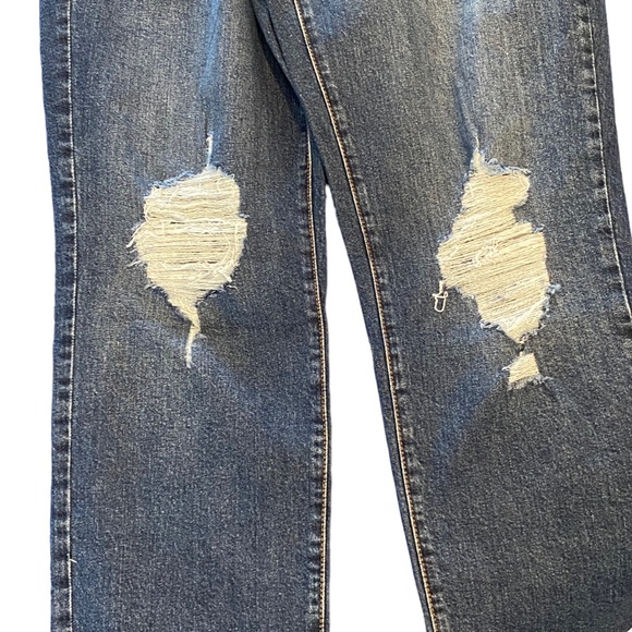 Universal Thread Target High Rise Slim Straight Vintage Stretch Dark Blue NWT 14 - Picture 3 of 9